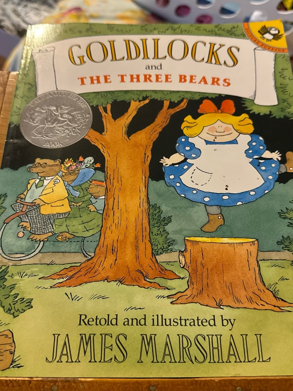 Goldilocks and the Three Bears by James Marshall Children’s Caldecott Honor Book